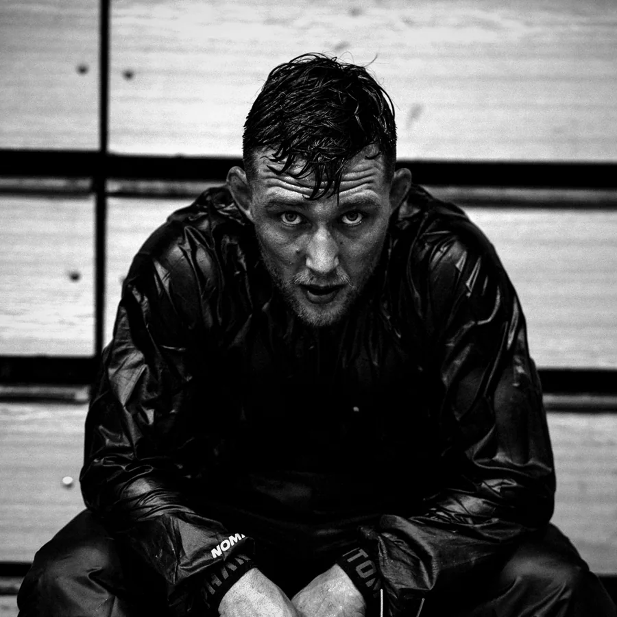 Michael Wagner nach dem Training